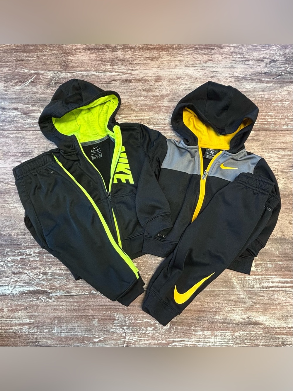 Nike Toddler Dri-FIT Zip Hoodie Pants Tracksuit Set of Two, 18 Months